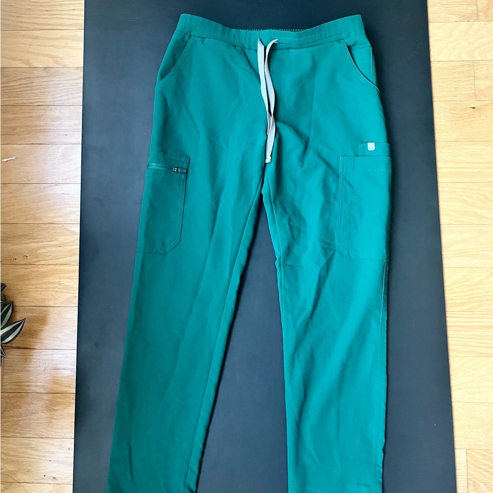 Figs Yola Skinny Pants in Hunter Green XS Petite